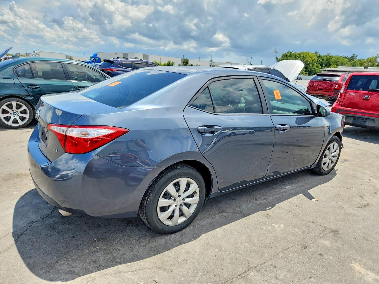 2015 Toyota Corolla Le Blue vin: 2T1BURHE1FC321643