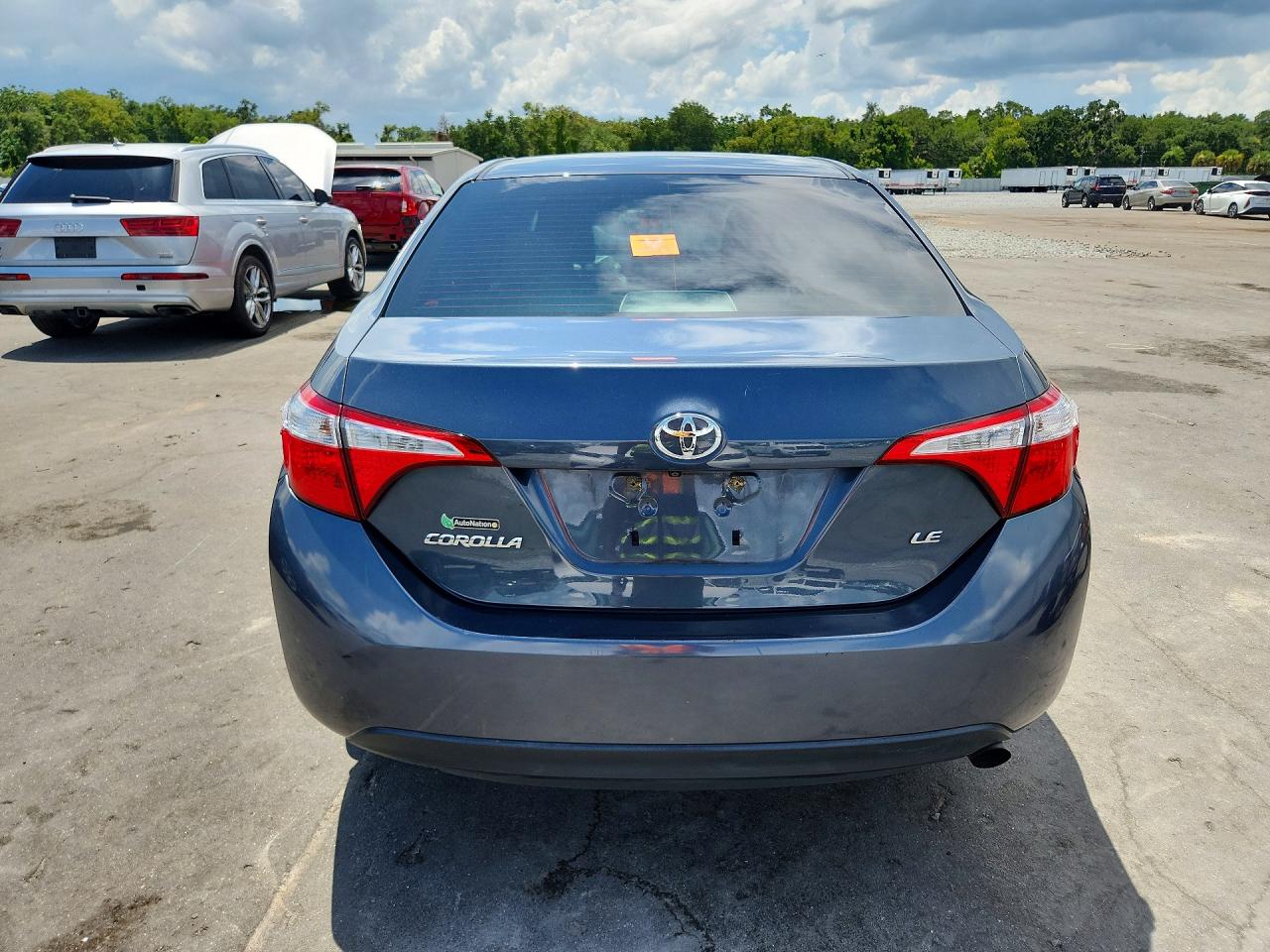 2015 Toyota Corolla Le Blue vin: 2T1BURHE1FC321643
