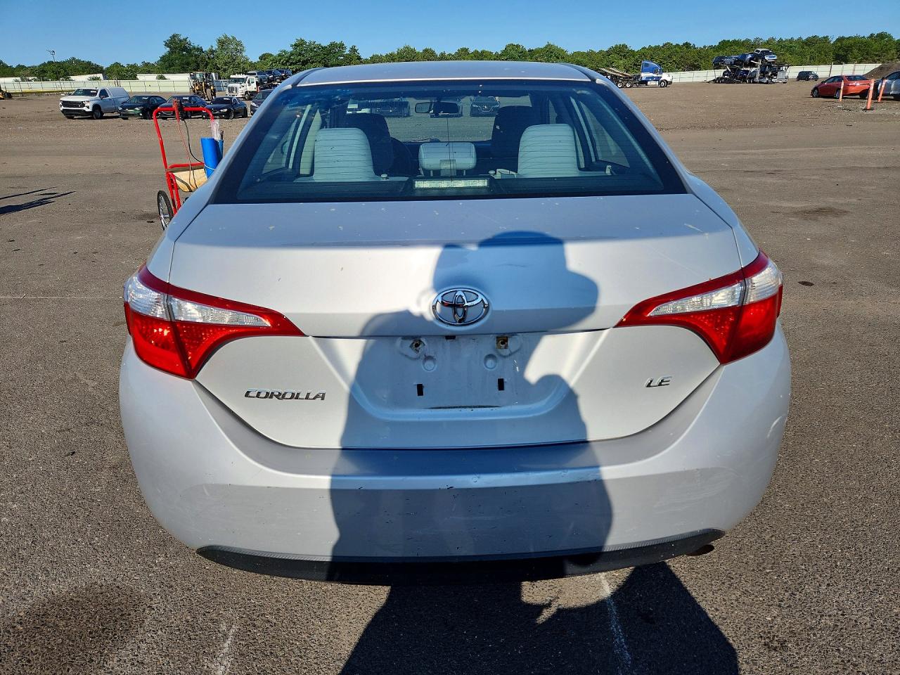 2015 Toyota Corolla Le Gray vin: 2T1BURHE1FC331525