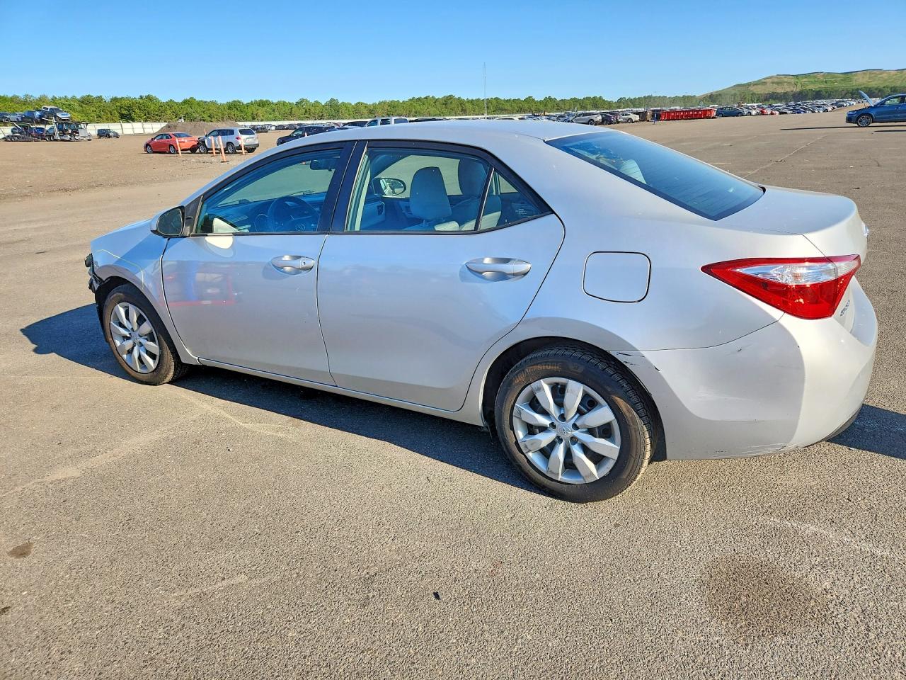 2015 Toyota Corolla Le Gray vin: 2T1BURHE1FC331525