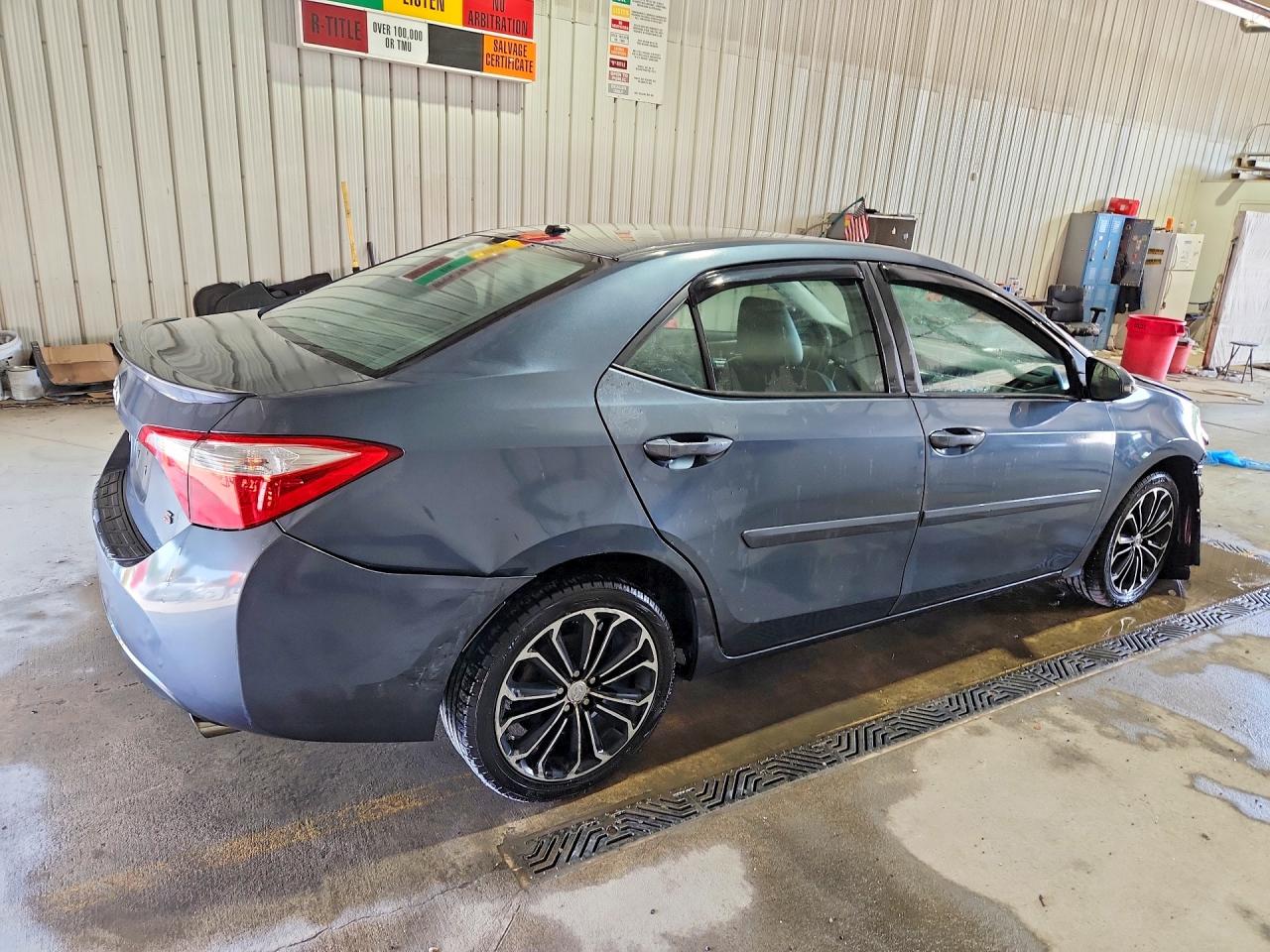 2015 Toyota Corolla S Plus Gray vin: 2T1BURHE1FC339060