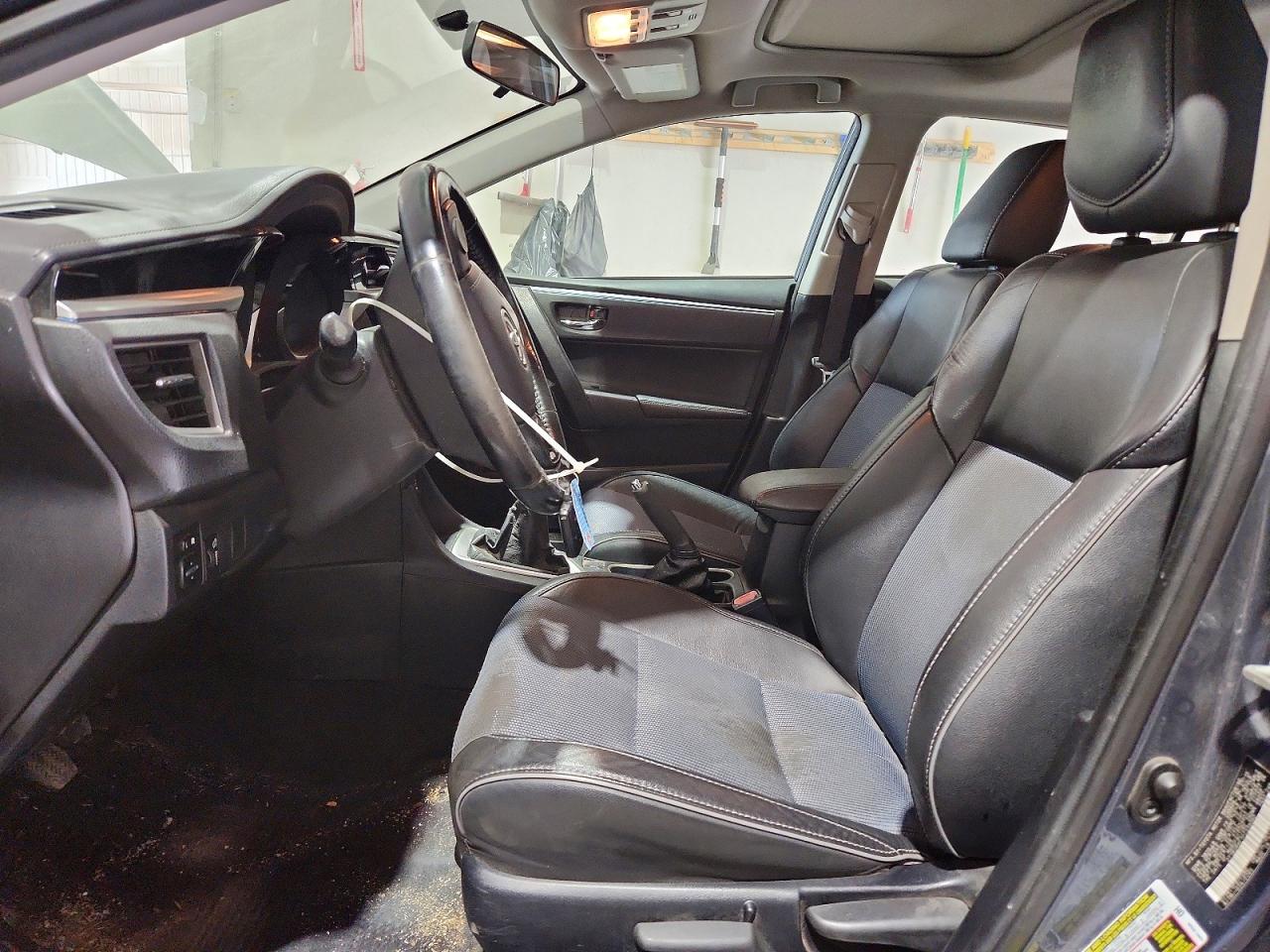 2015 Toyota Corolla S Plus Gray vin: 2T1BURHE1FC339060