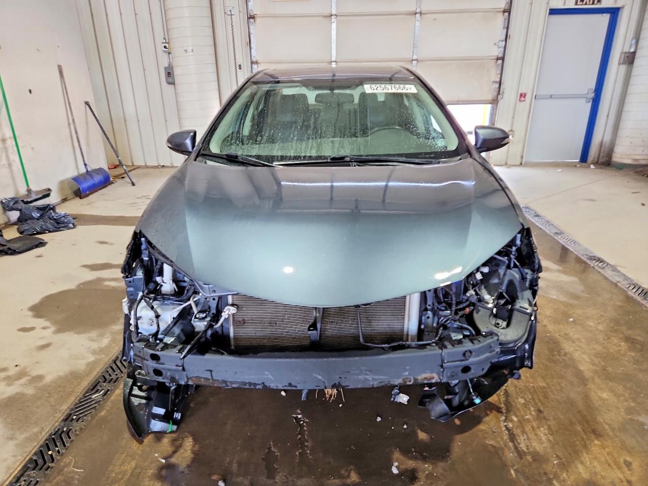 2015 Toyota Corolla S Plus Gray vin: 2T1BURHE1FC339060