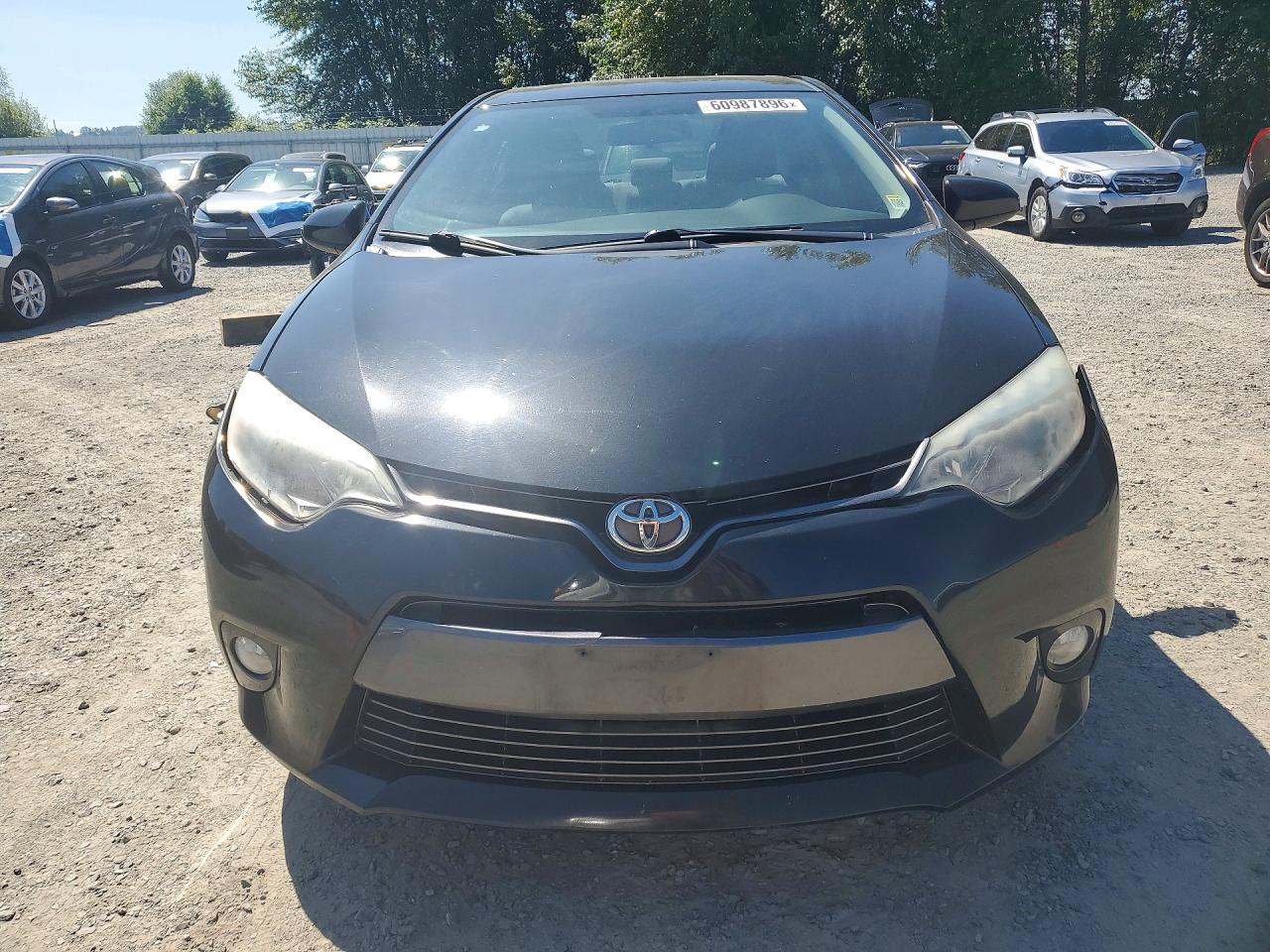 2015 Toyota Corolla Le Plus Black vin: 2T1BURHE1FC345330