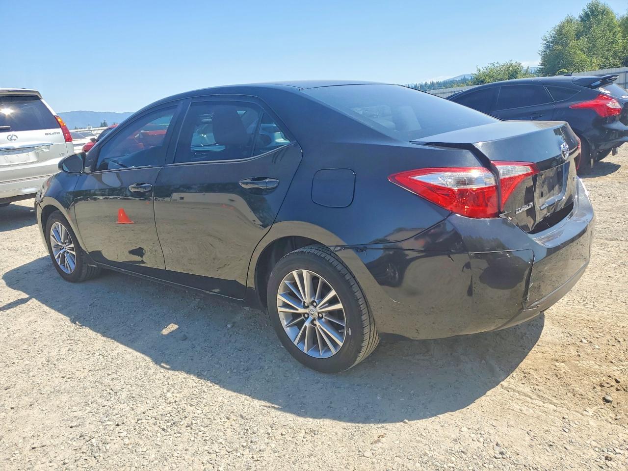 2015 Toyota Corolla Le Plus Black vin: 2T1BURHE1FC345330