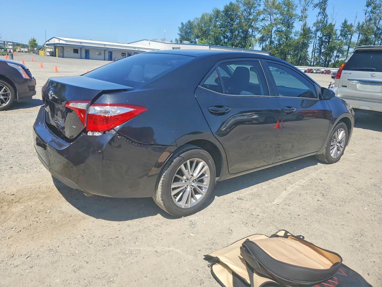 2015 Toyota Corolla Le Plus Black vin: 2T1BURHE1FC345330