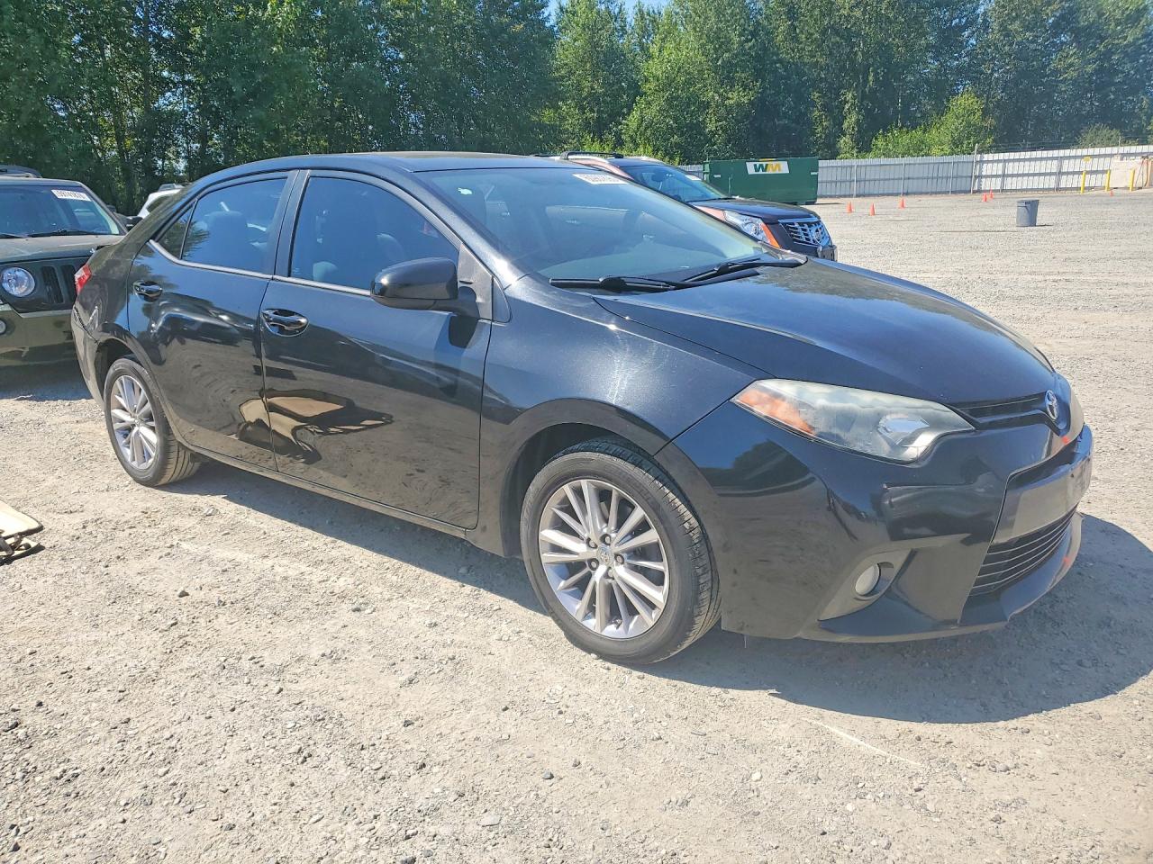 2015 Toyota Corolla Le Plus Black vin: 2T1BURHE1FC345330