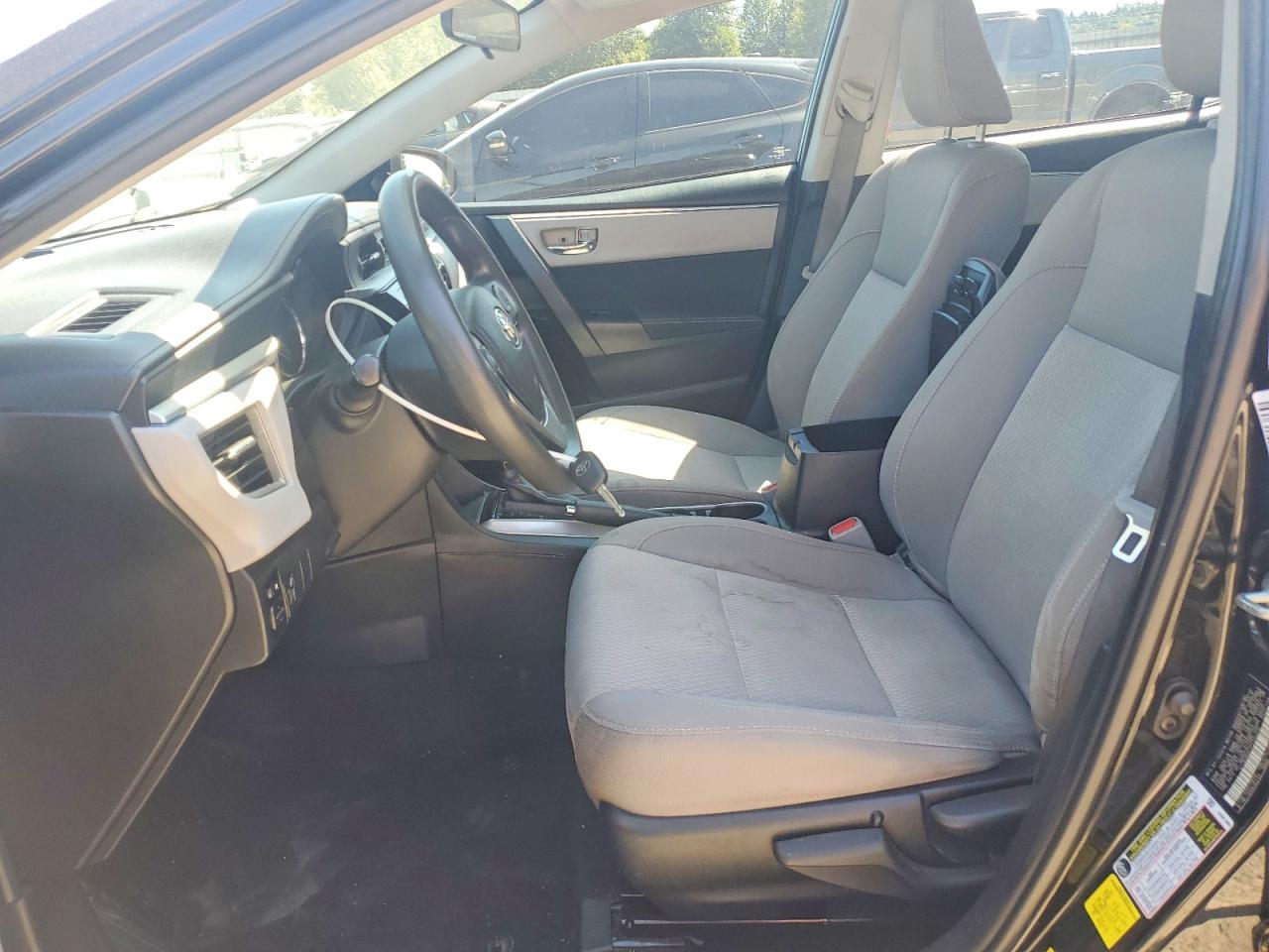 2015 Toyota Corolla Le Plus Black vin: 2T1BURHE1FC345330