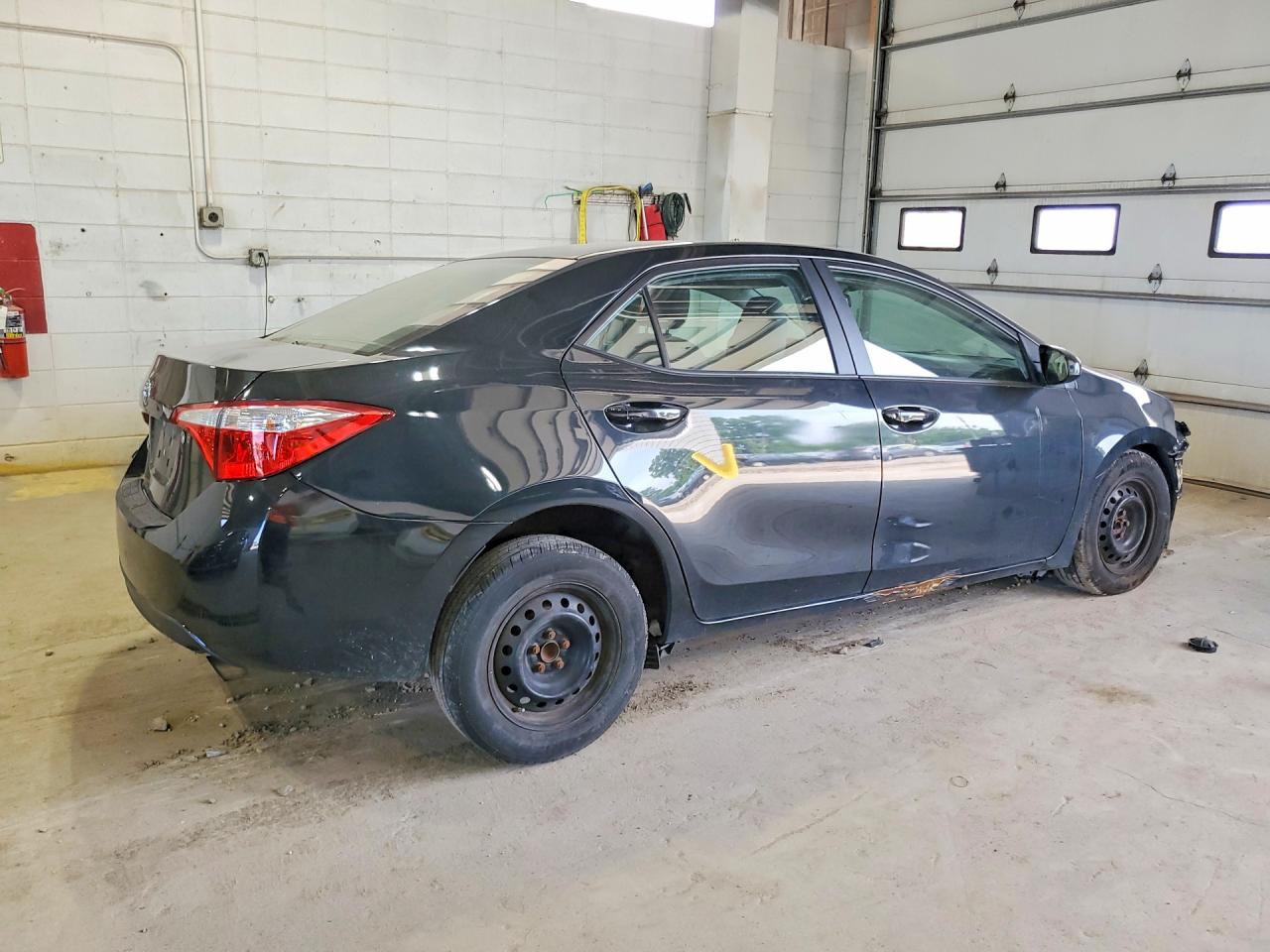 2015 Toyota Corolla L Black vin: 2T1BURHE1FC349166