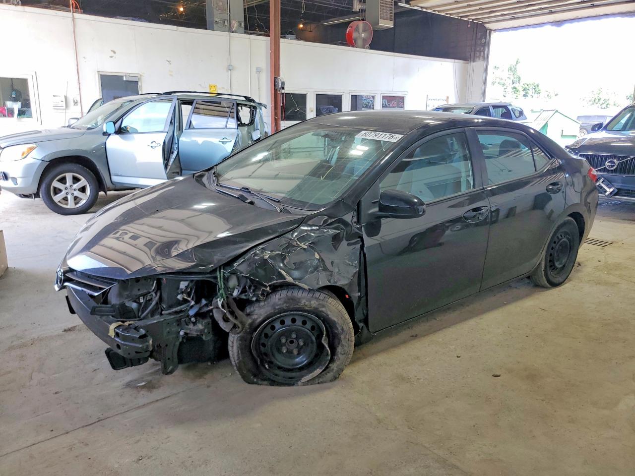 2015 Toyota Corolla L Black vin: 2T1BURHE1FC349166