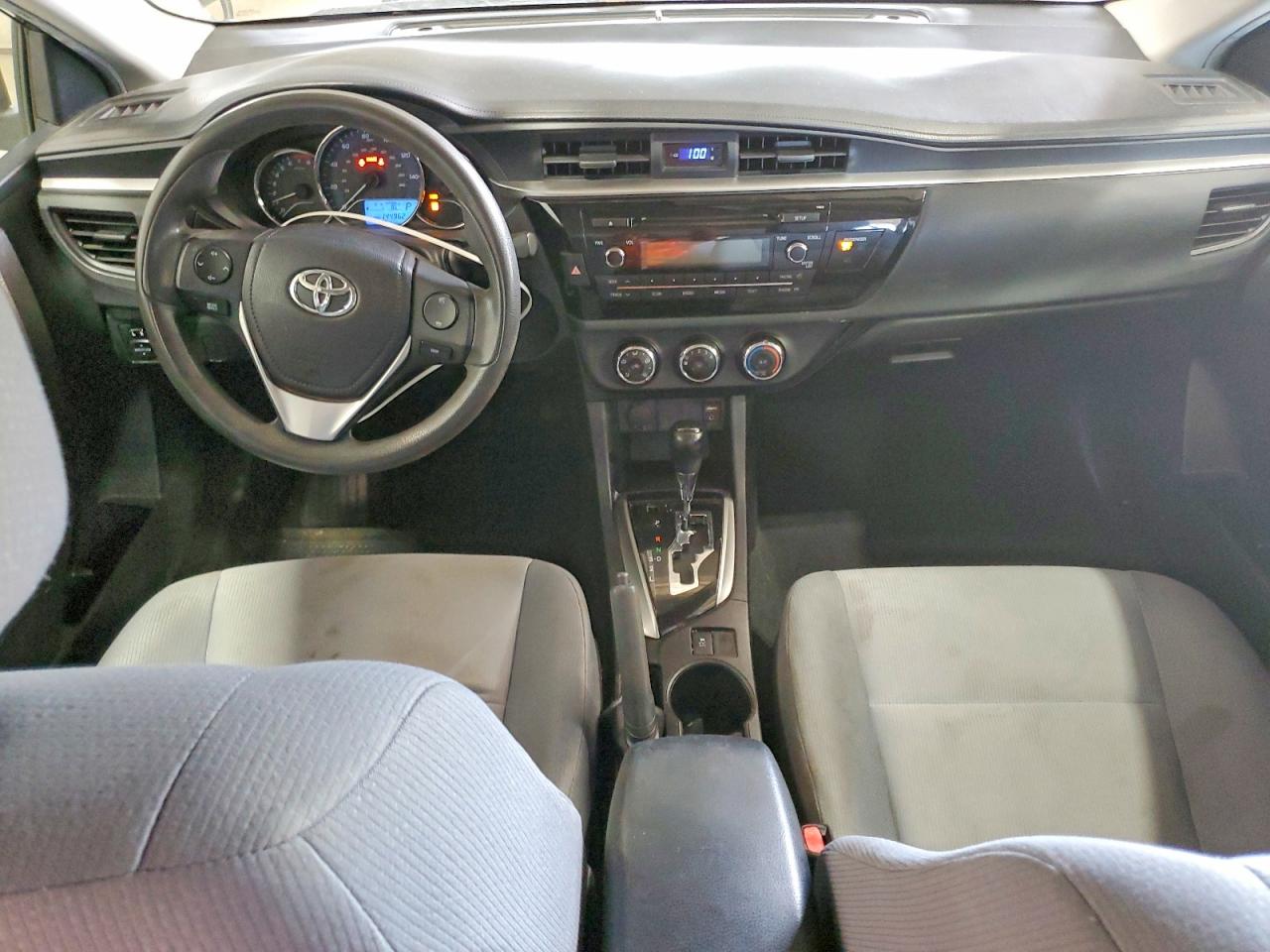 2015 Toyota Corolla L Black vin: 2T1BURHE1FC349166
