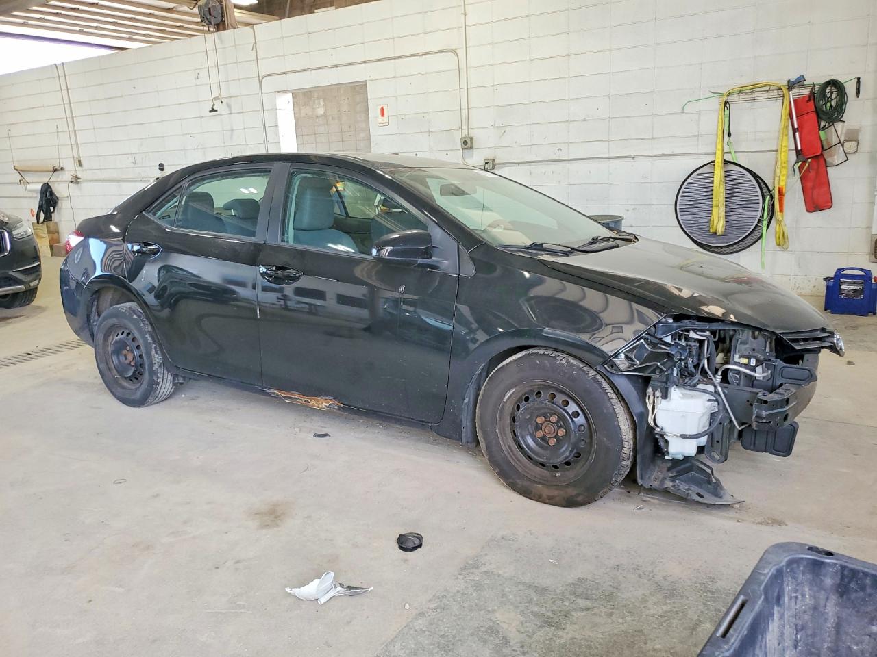 2015 Toyota Corolla L Black vin: 2T1BURHE1FC349166