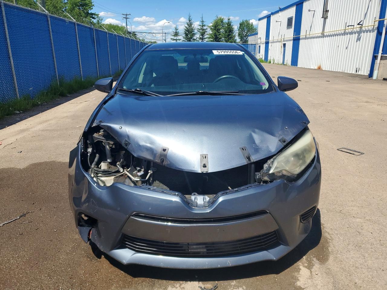 2015 Toyota Corolla L Gray vin: 2T1BURHE1FC350947