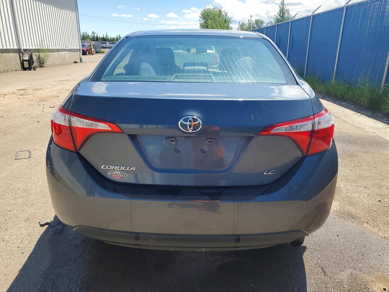 2015 Toyota Corolla L Gray vin: 2T1BURHE1FC350947