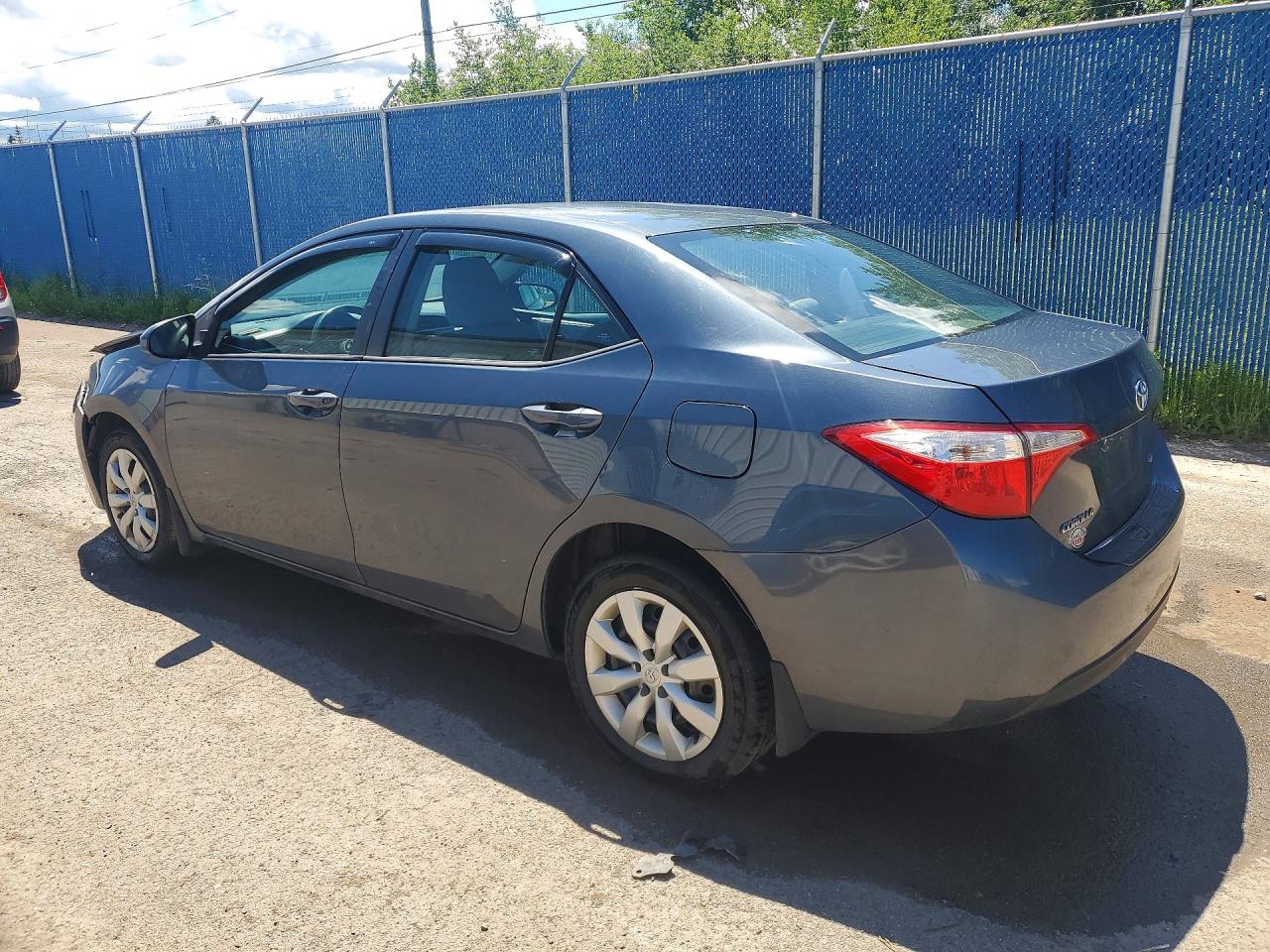 2015 Toyota Corolla L Gray vin: 2T1BURHE1FC350947