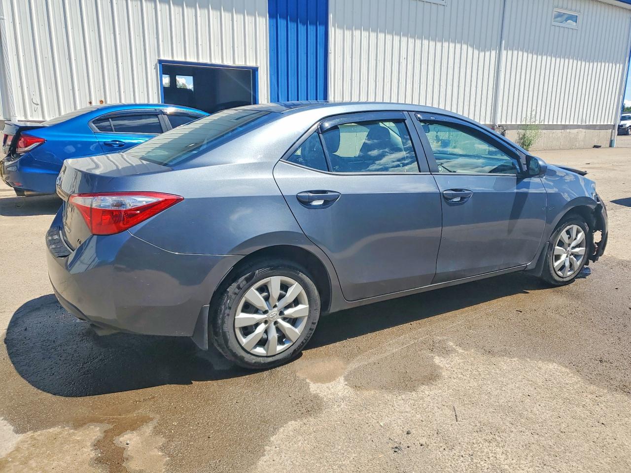 2015 Toyota Corolla L Gray vin: 2T1BURHE1FC350947