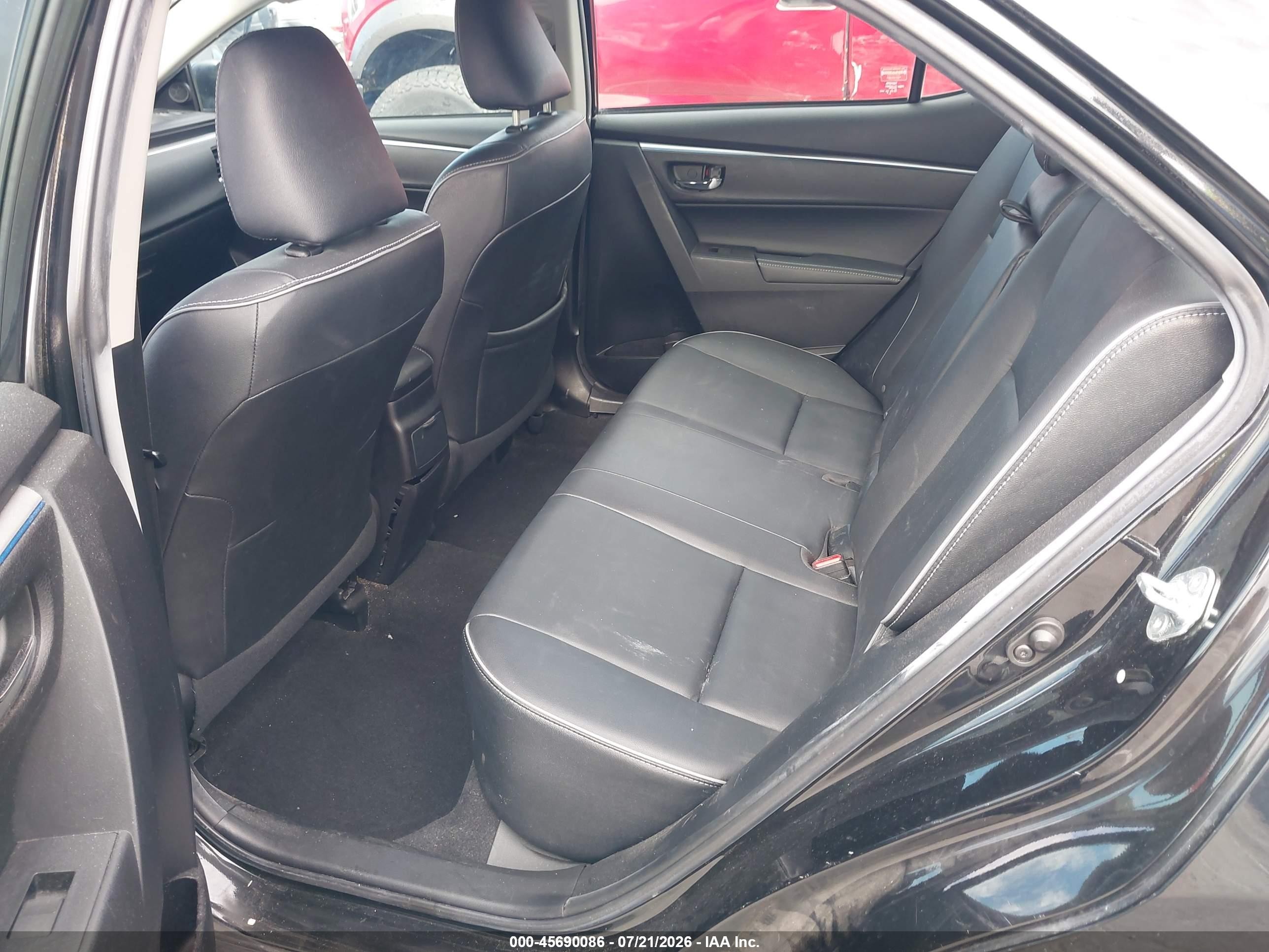 2015 Toyota Corolla Le Premium Black vin: 2T1BURHE1FC351676