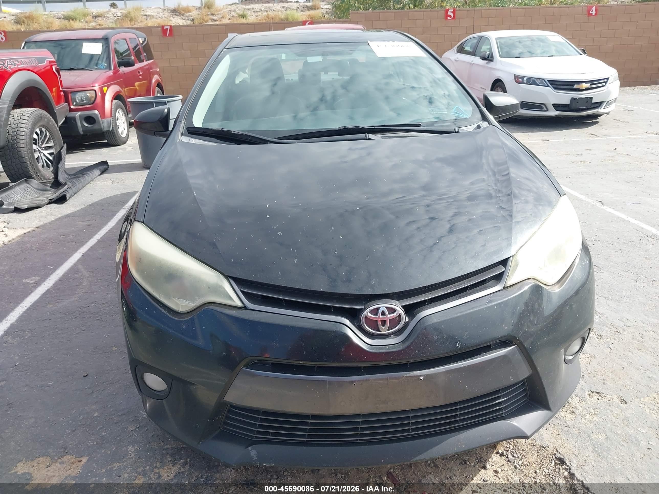 2015 Toyota Corolla Le Premium Black vin: 2T1BURHE1FC351676