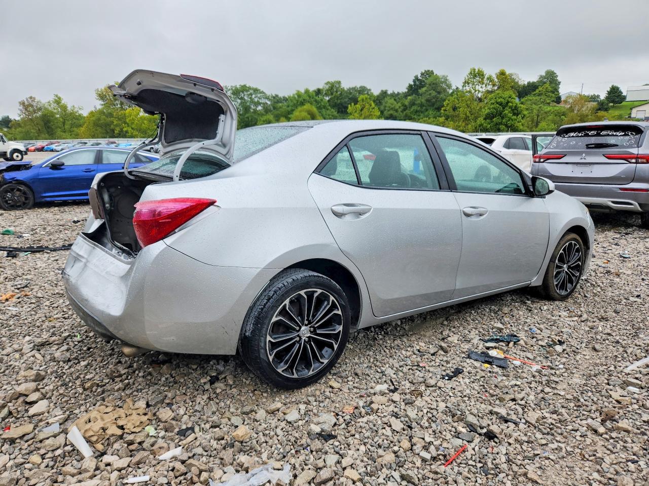 2015 Toyota Corolla Le Silver vin: 2T1BURHE1FC374732