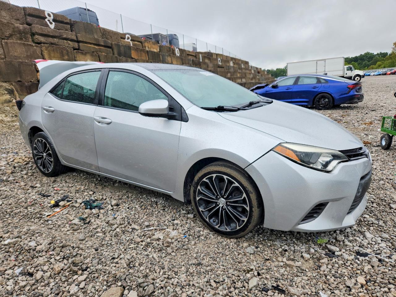 2015 Toyota Corolla Le Silver vin: 2T1BURHE1FC374732
