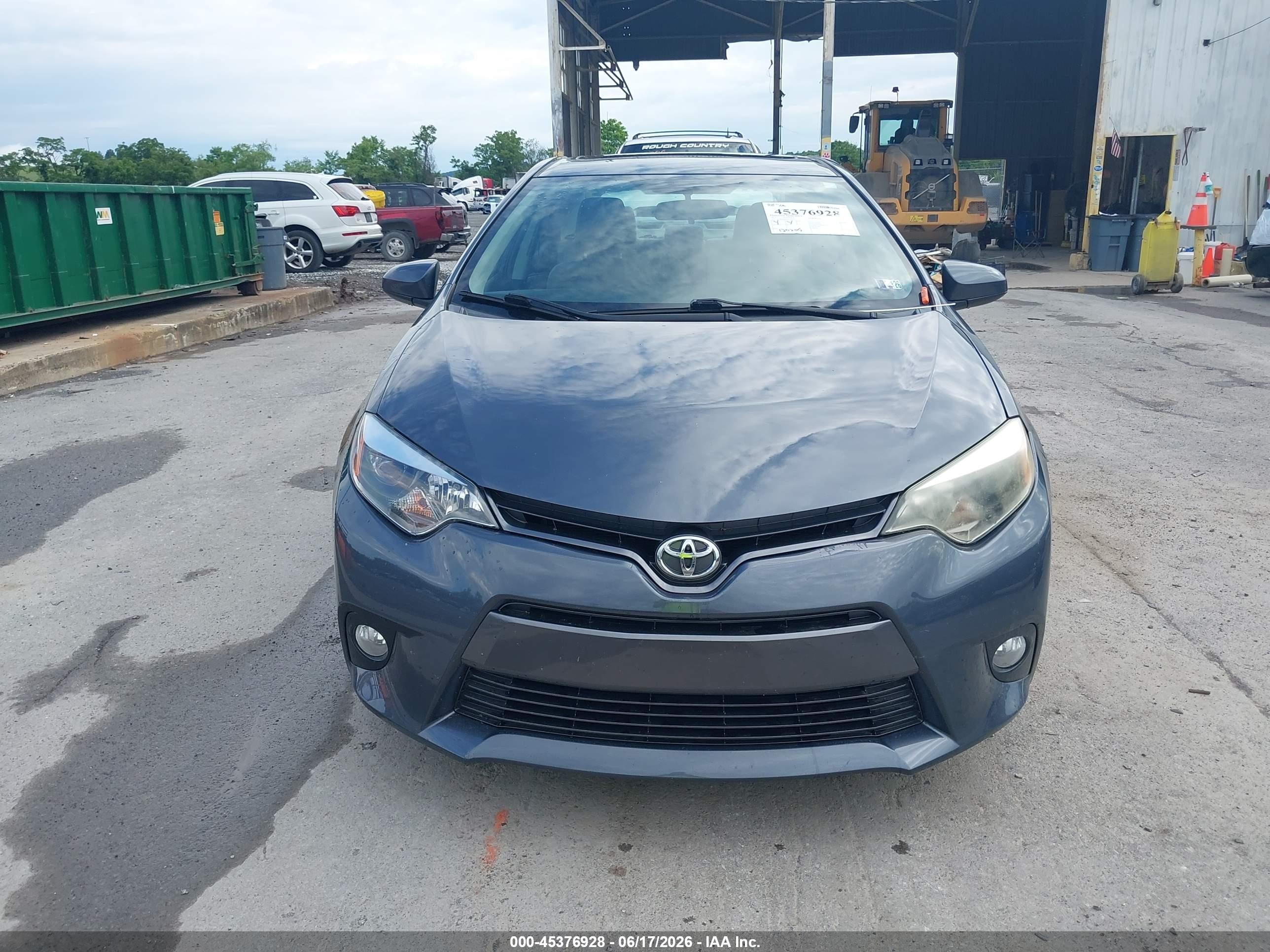2015 Toyota Corolla Le Plus Gray vin: 2T1BURHE1FC381647