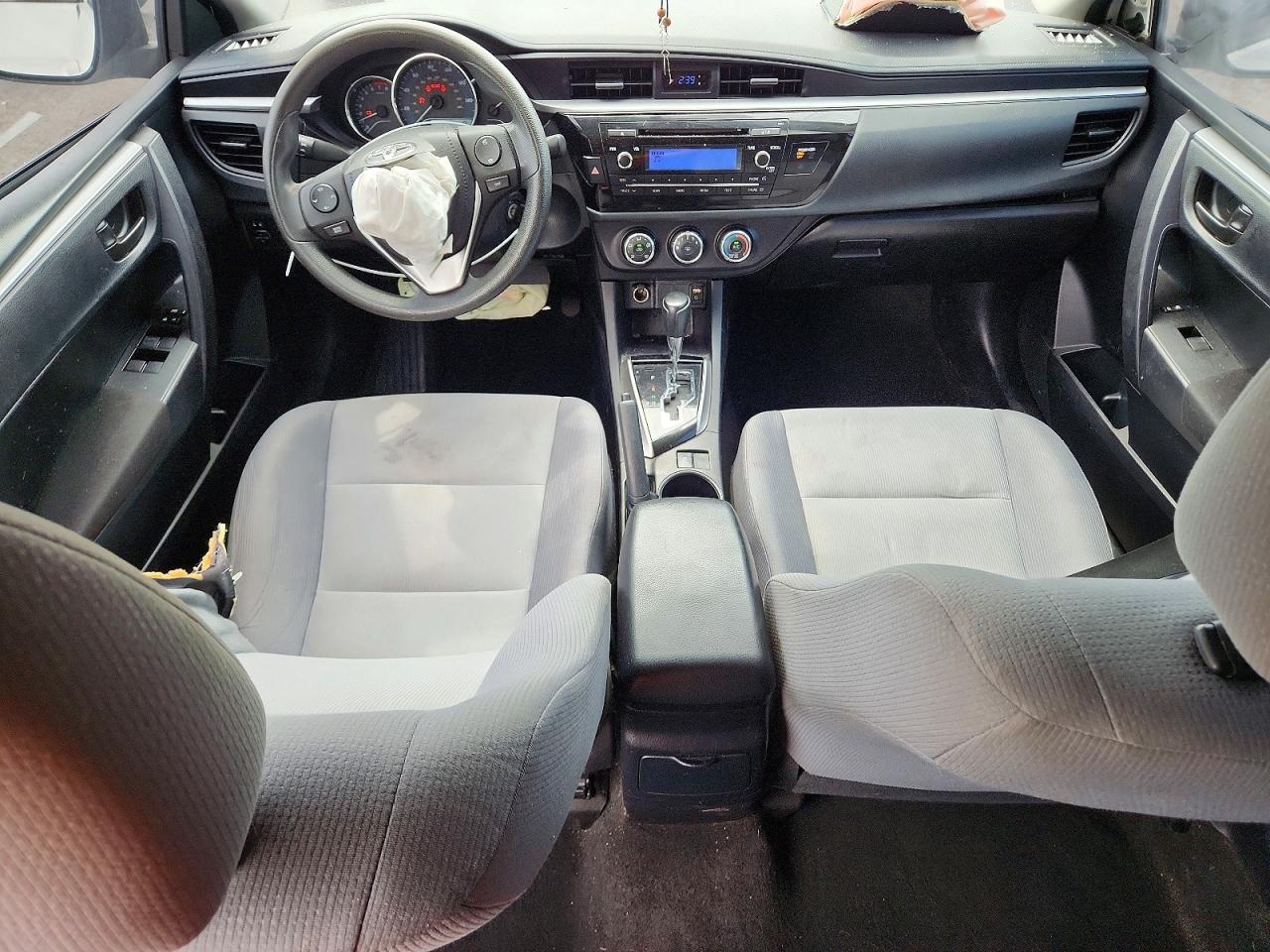 2015 Toyota Corolla L White vin: 2T1BURHE1FC391269