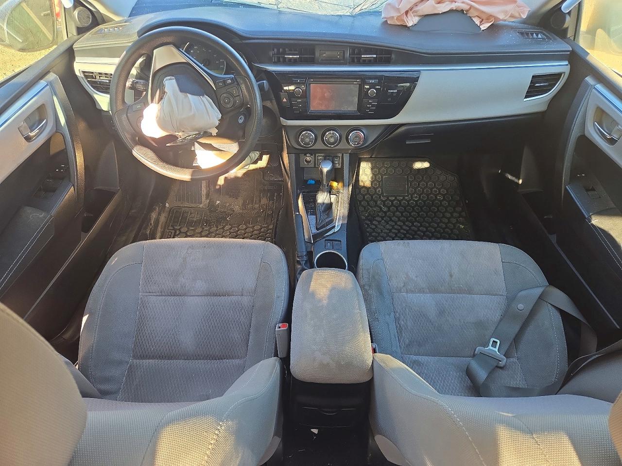2015 Toyota Corolla L Black vin: 2T1BURHE1FC391319