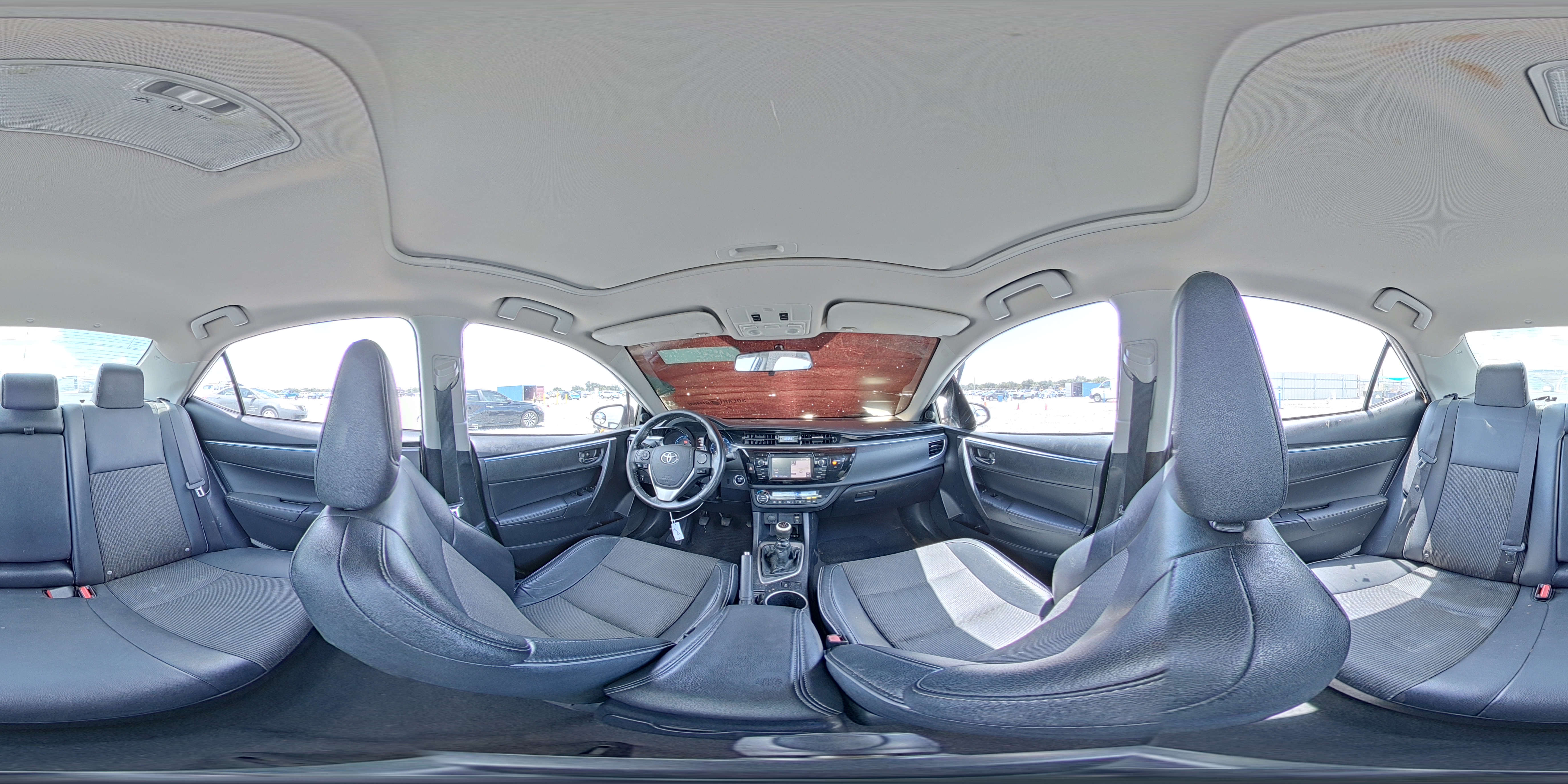 2015 Toyota Corolla S Plus White vin: 2T1BURHE1FC395502