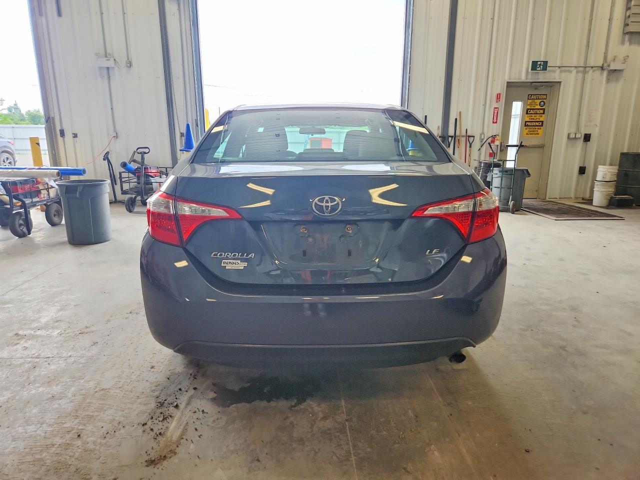 2015 Toyota Corolla L Gray vin: 2T1BURHE1FC405574