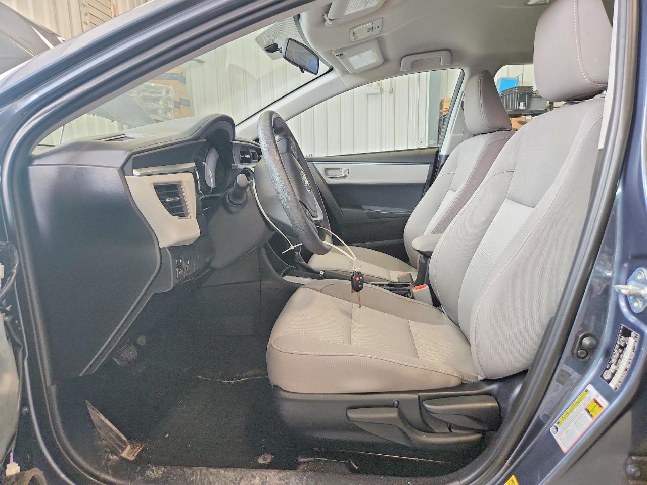 2015 Toyota Corolla L Gray vin: 2T1BURHE1FC405574