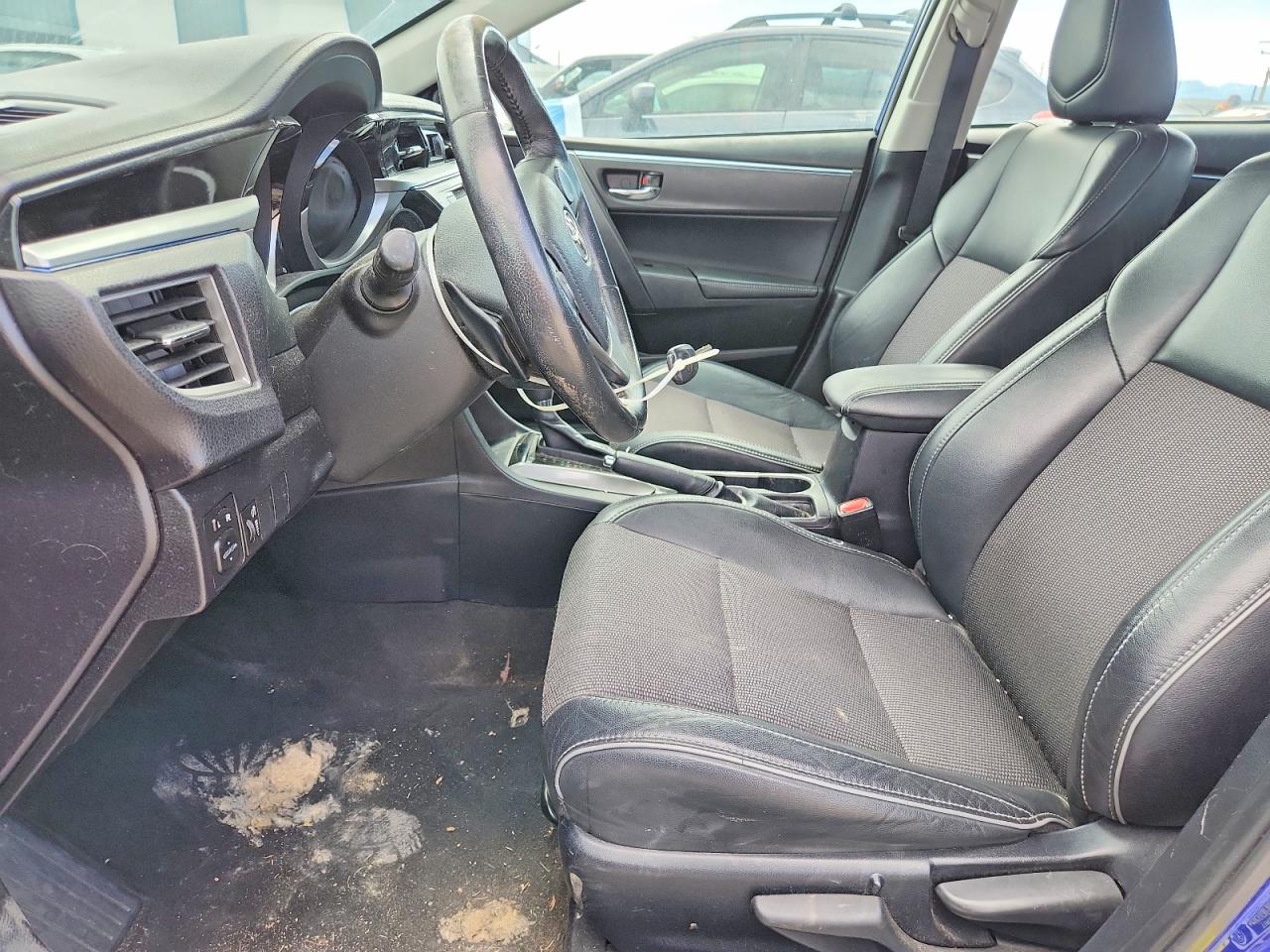 2015 Toyota Corolla L Синий vin: 2T1BURHE1FC408006