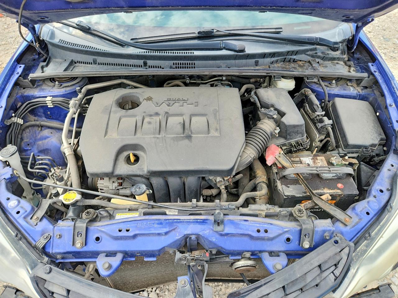 2015 Toyota Corolla L Синий vin: 2T1BURHE1FC408006