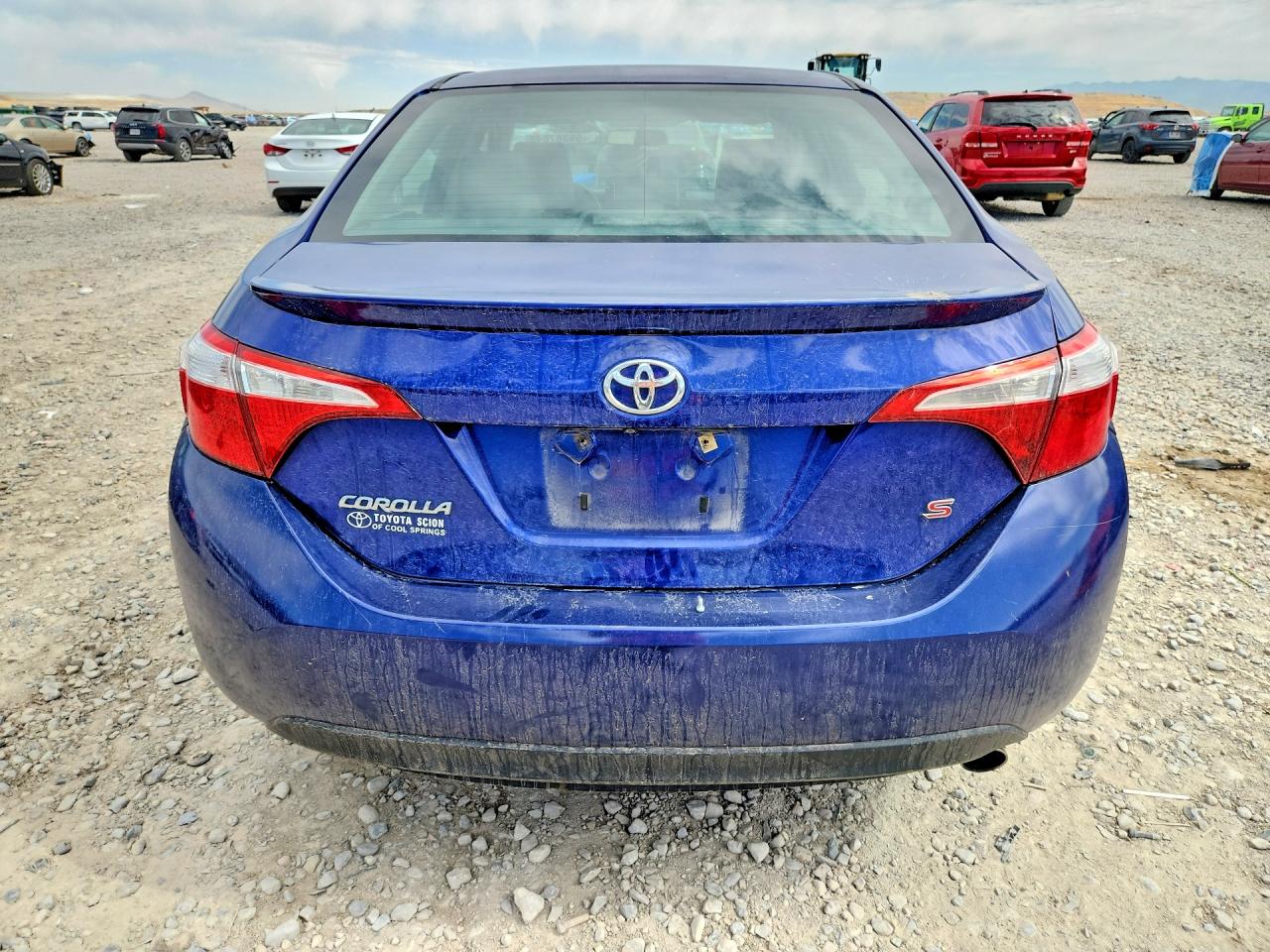2015 Toyota Corolla L Синий vin: 2T1BURHE1FC408006