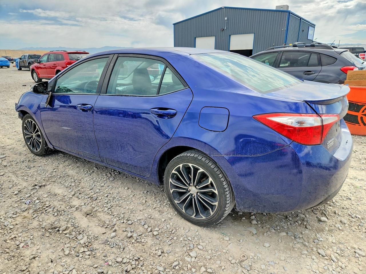 2015 Toyota Corolla L Синий vin: 2T1BURHE1FC408006