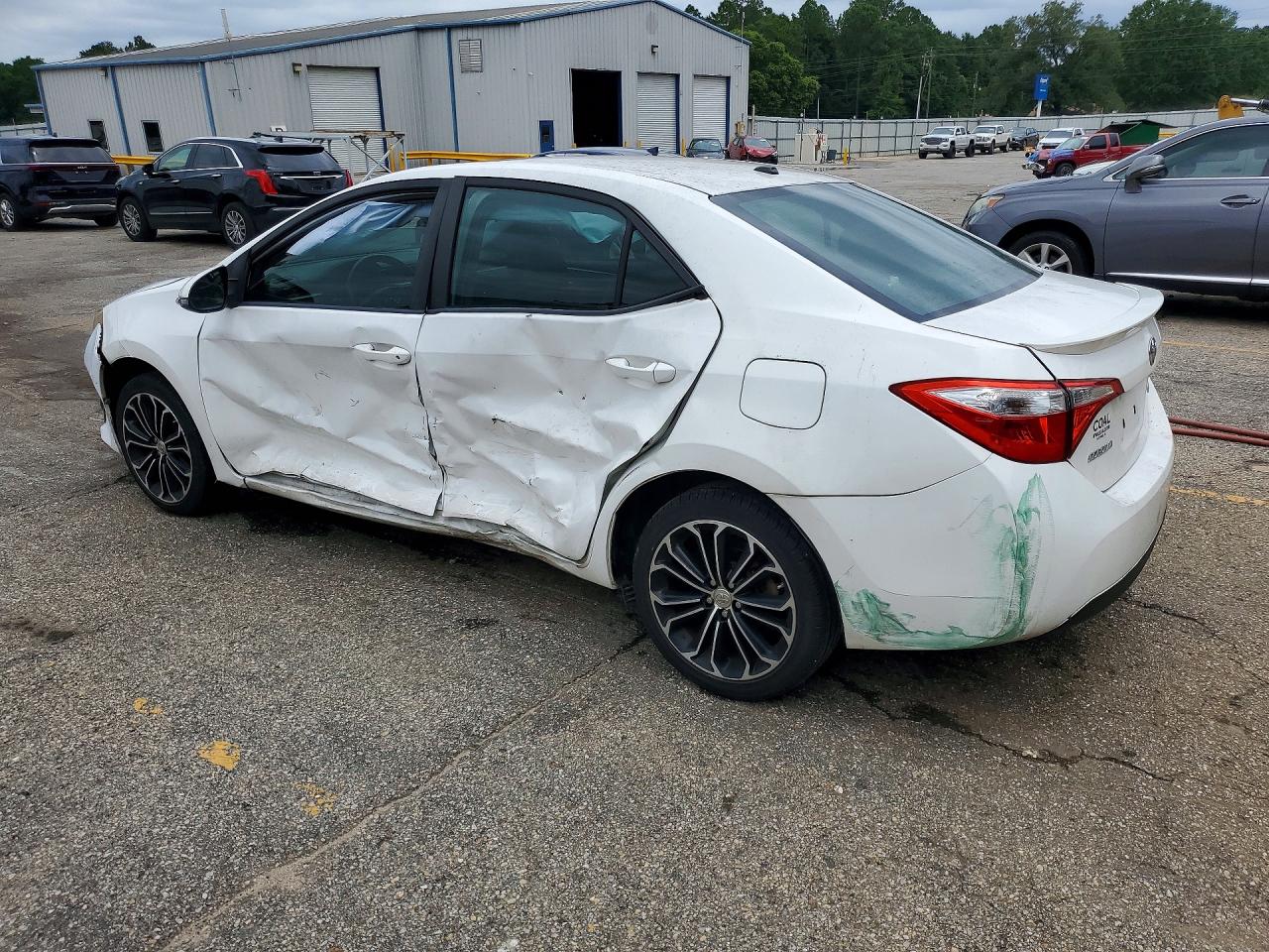 2015 Toyota Corolla S Plus White vin: 2T1BURHE1FC412685
