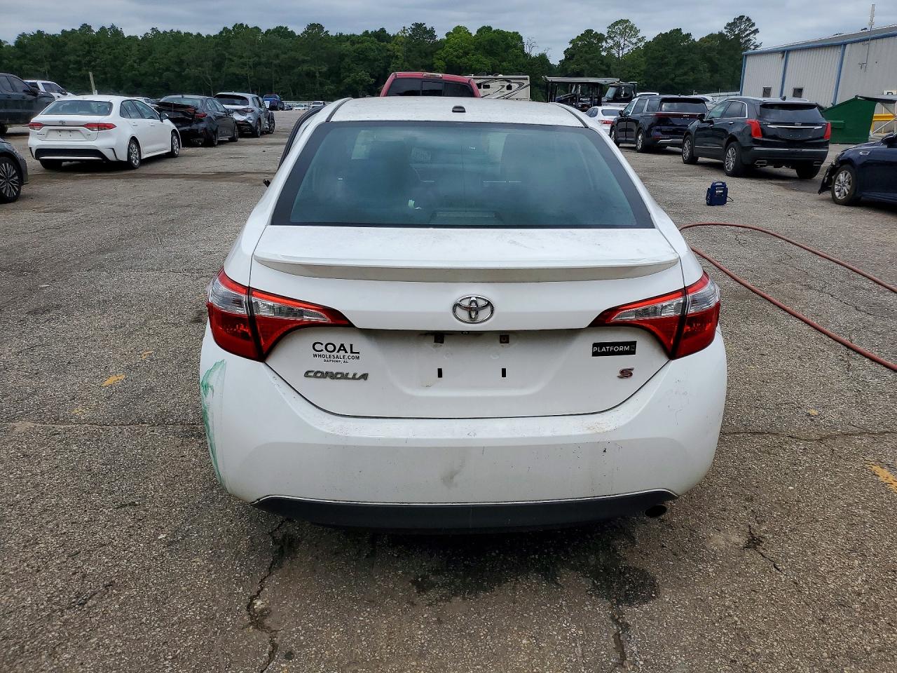 2015 Toyota Corolla S Plus White vin: 2T1BURHE1FC412685