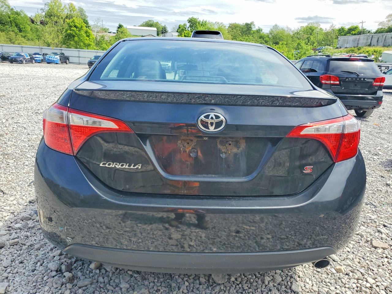 2015 Toyota Corolla S Plus Black vin: 2T1BURHE1FC419152