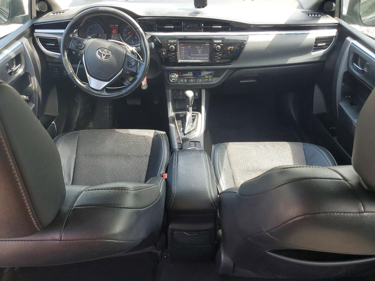 2015 Toyota Corolla S Plus Black vin: 2T1BURHE1FC419152