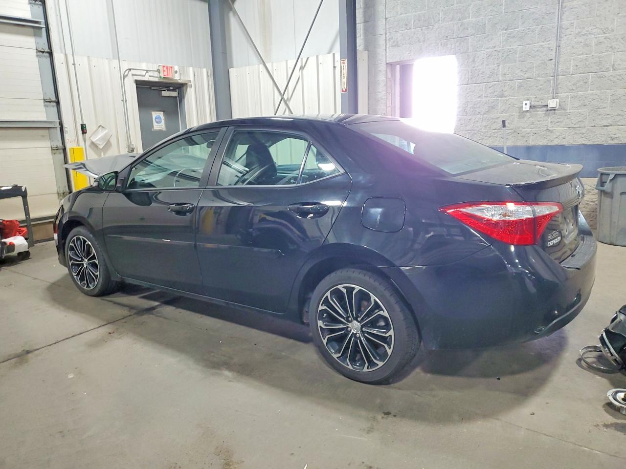 2015 Toyota Corolla S Plus Black vin: 2T1BURHE1FC425338