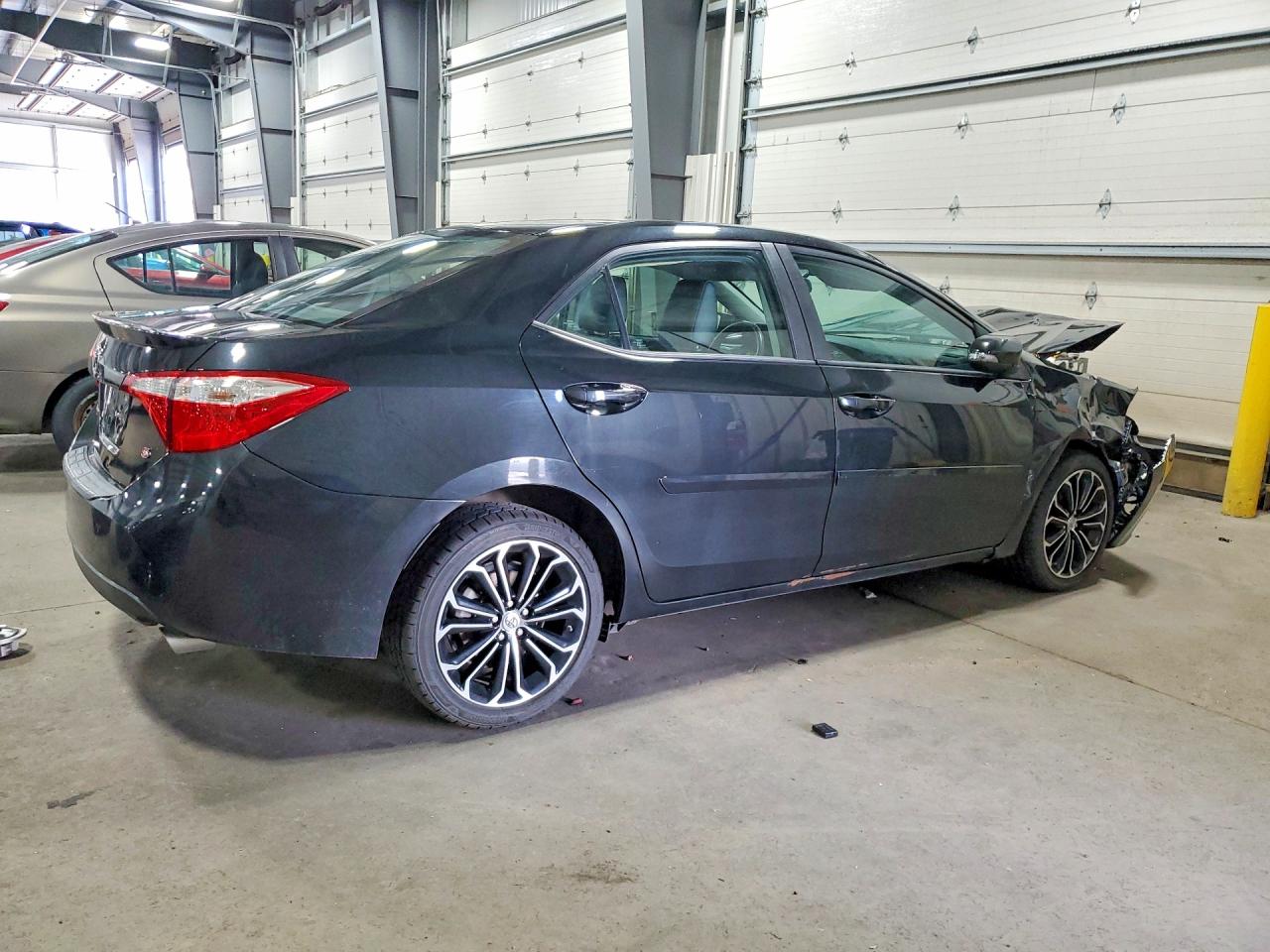 2015 Toyota Corolla S Plus Black vin: 2T1BURHE1FC425338