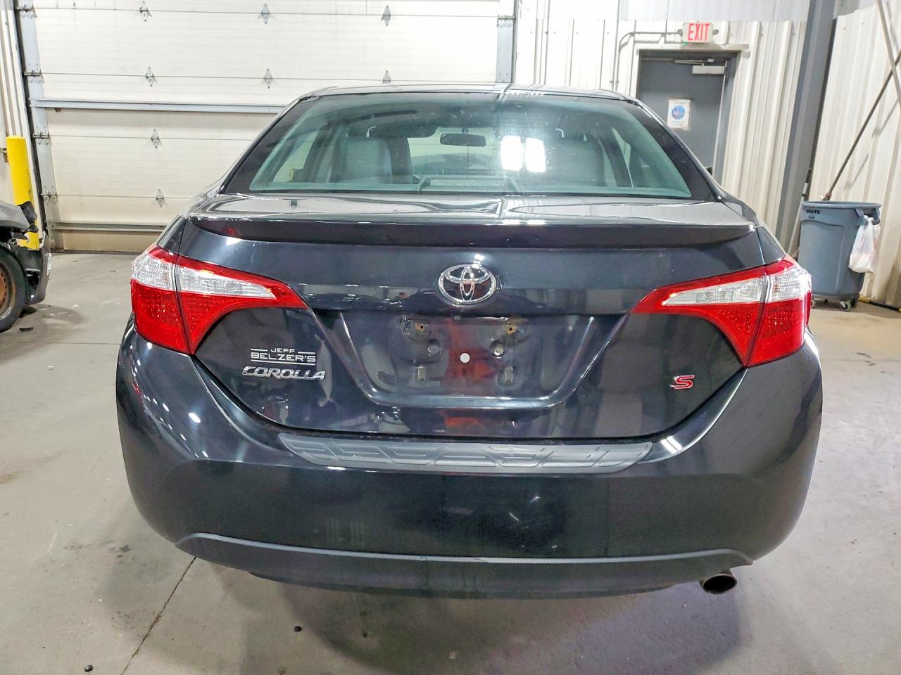 2015 Toyota Corolla S Plus Black vin: 2T1BURHE1FC425338