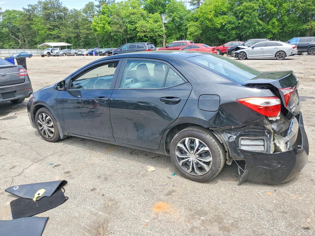 2015 Toyota Corolla Le Black vin: 2T1BURHE1FC425811