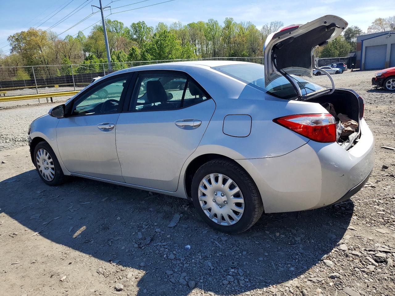 2015 Toyota Corolla S Silver vin: 2T1BURHE1FC437523