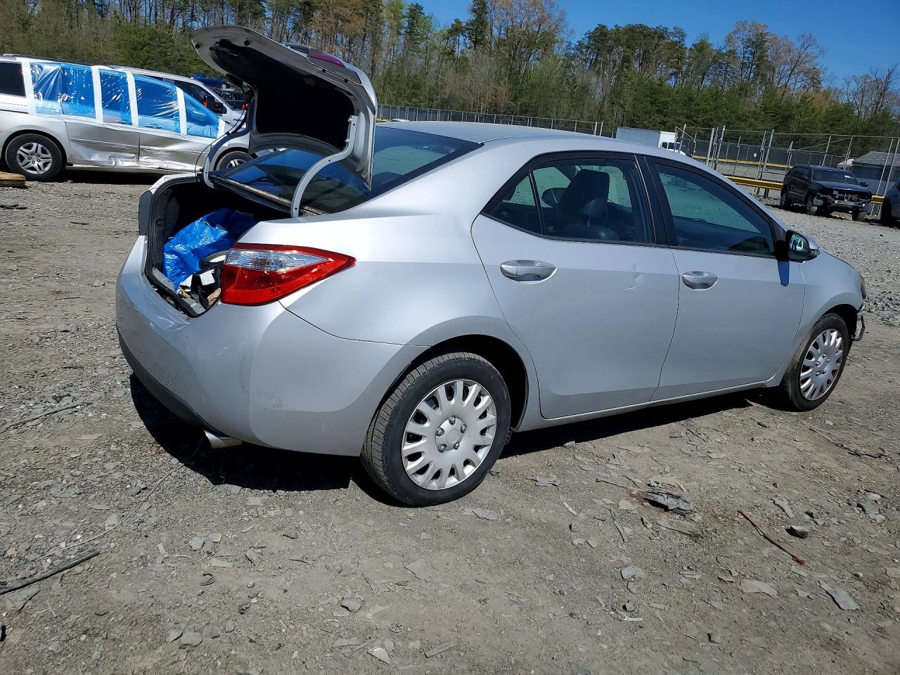 2015 Toyota Corolla S Silver vin: 2T1BURHE1FC437523
