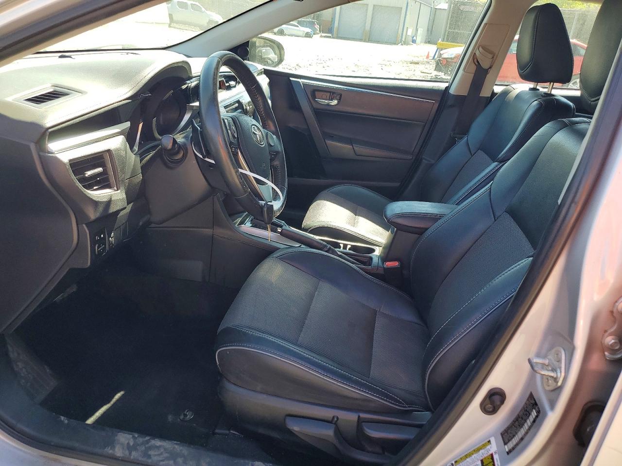2015 Toyota Corolla S Silver vin: 2T1BURHE1FC437523