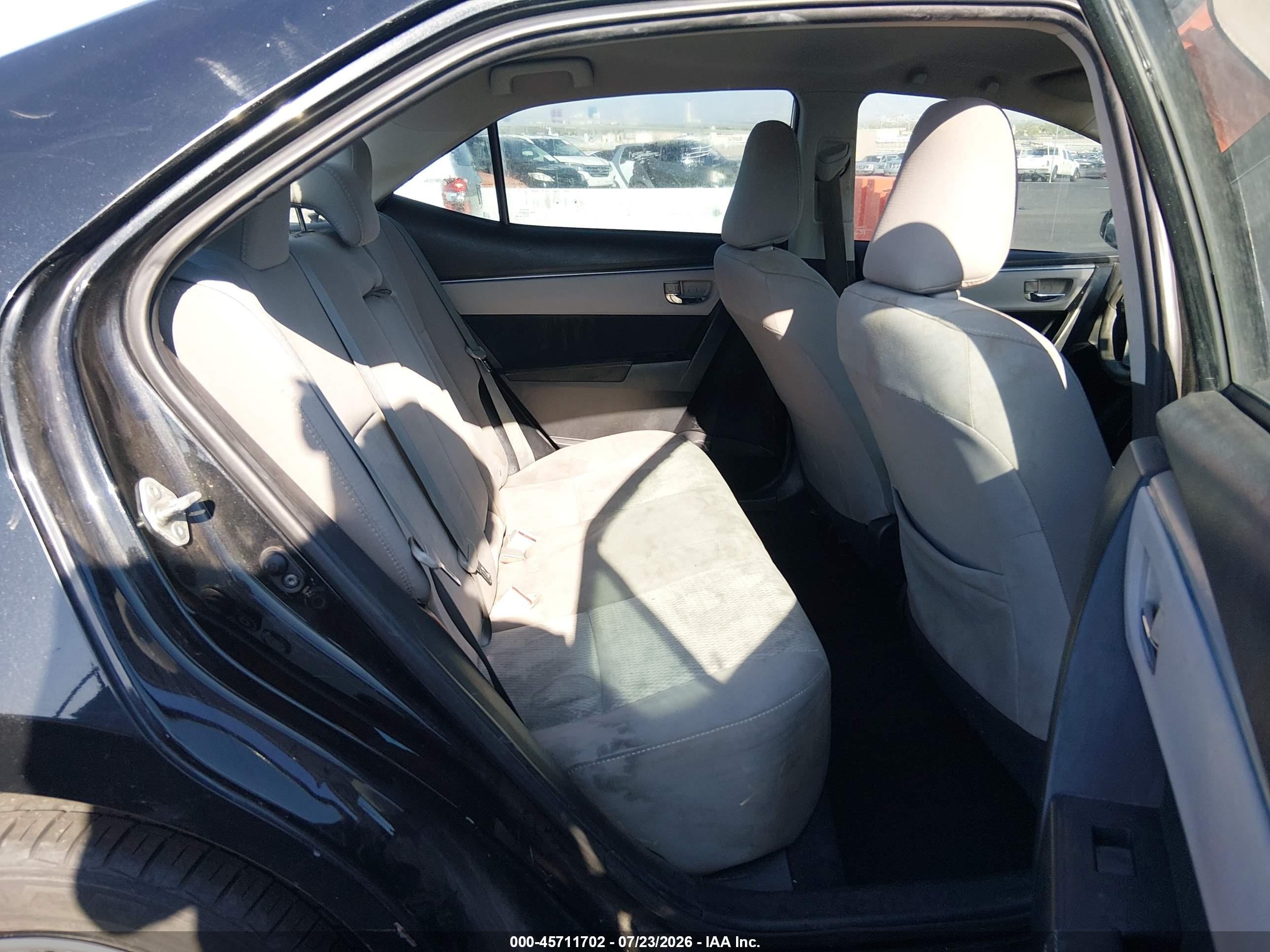 2015 Toyota Corolla Le Черный vin: 2T1BURHE1FC444651