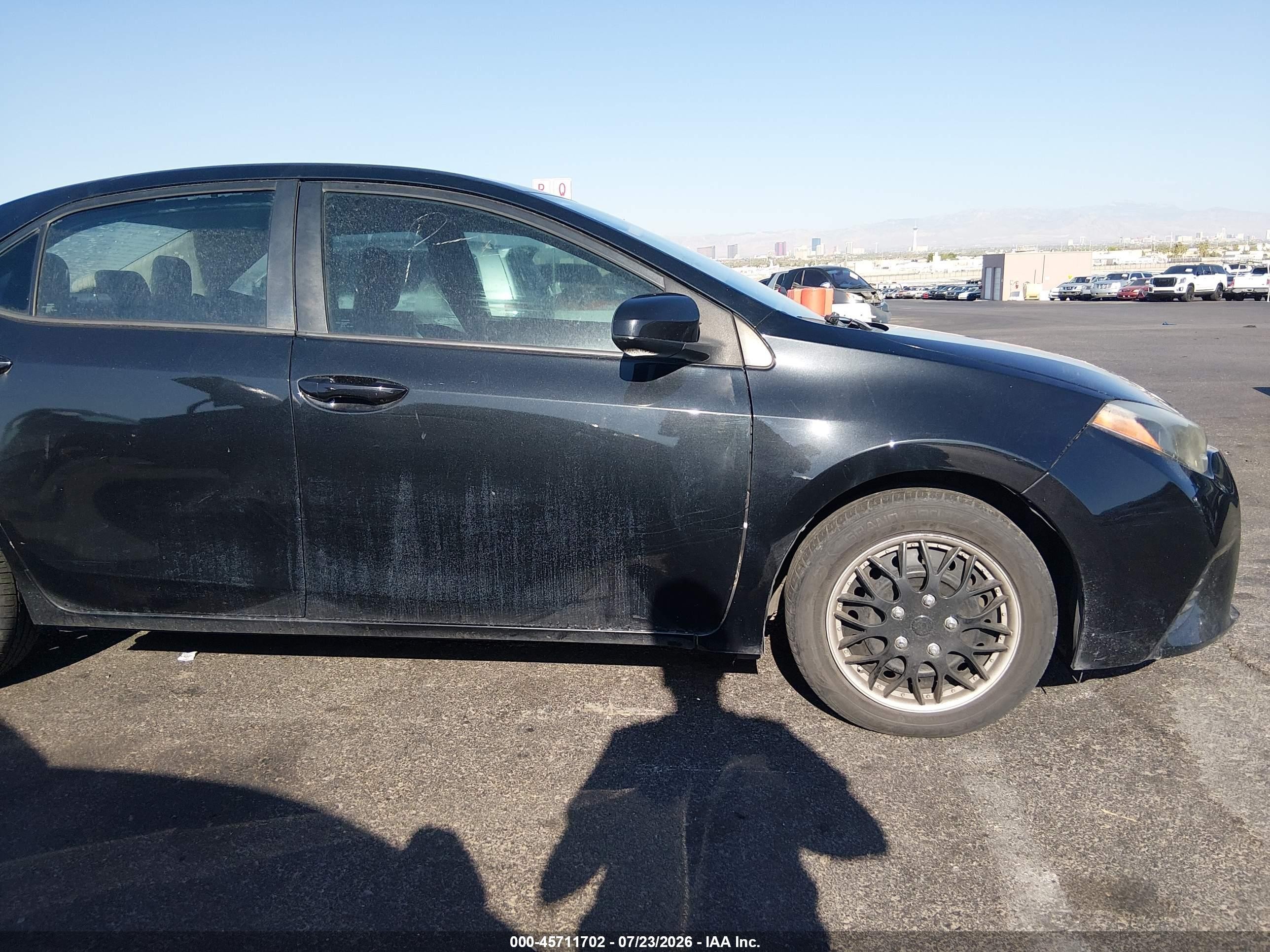 2015 Toyota Corolla Le Черный vin: 2T1BURHE1FC444651