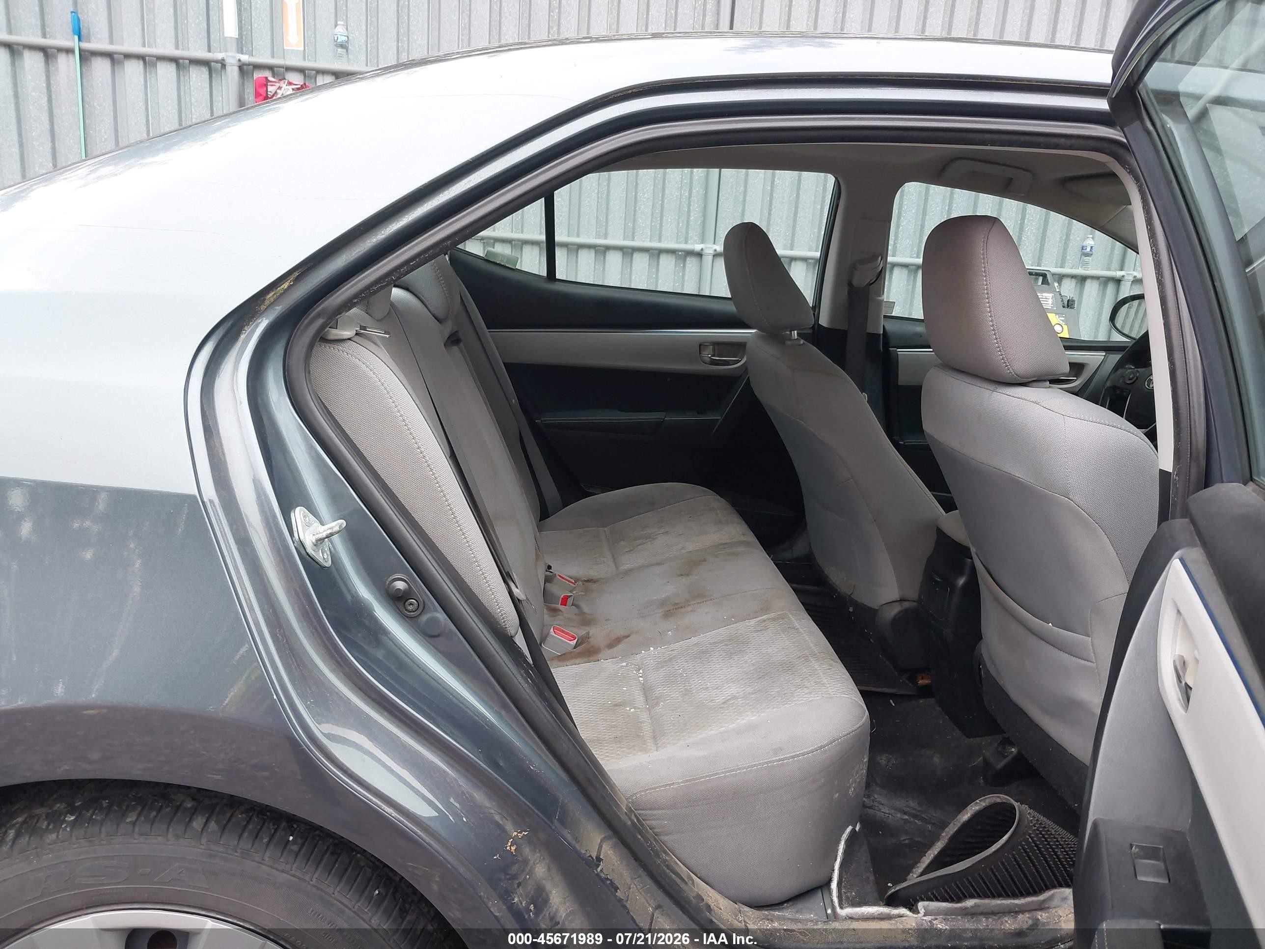 2015 Toyota Corolla Le Teal vin: 2T1BURHE1FC450224