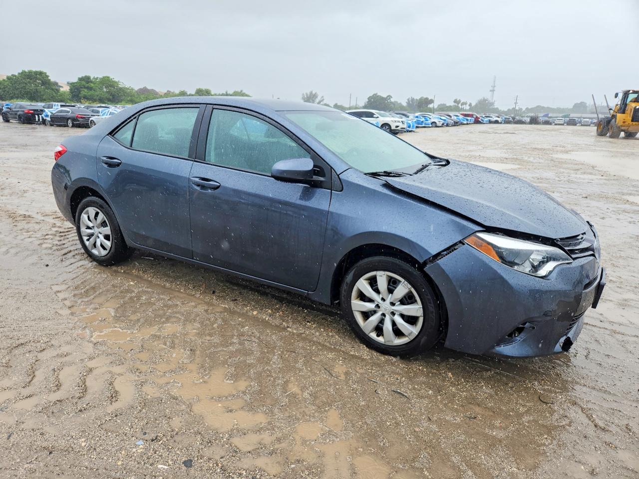 2015 Toyota Corolla Le Blue vin: 2T1BURHE1FC465208