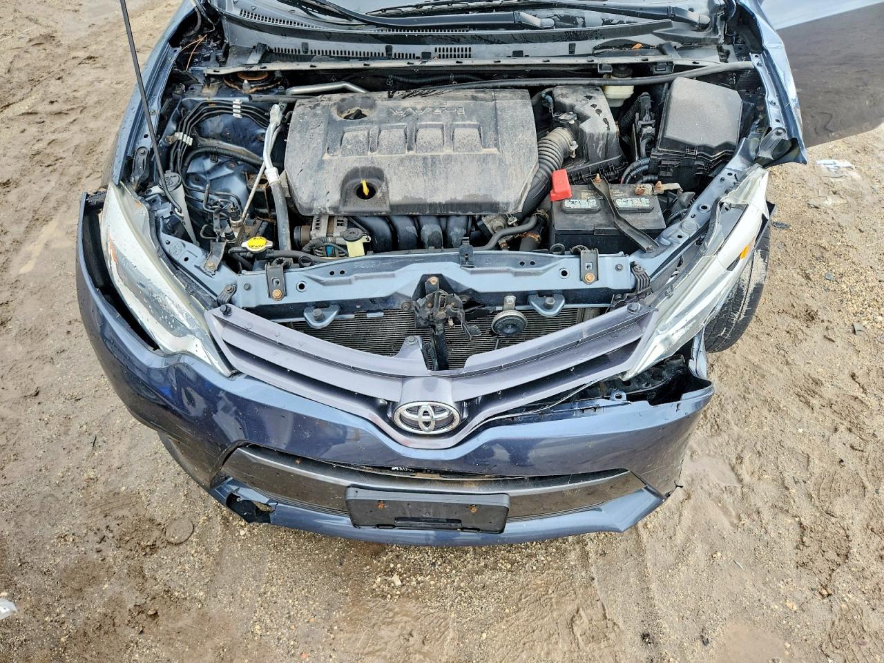 2015 Toyota Corolla Le Blue vin: 2T1BURHE1FC465208